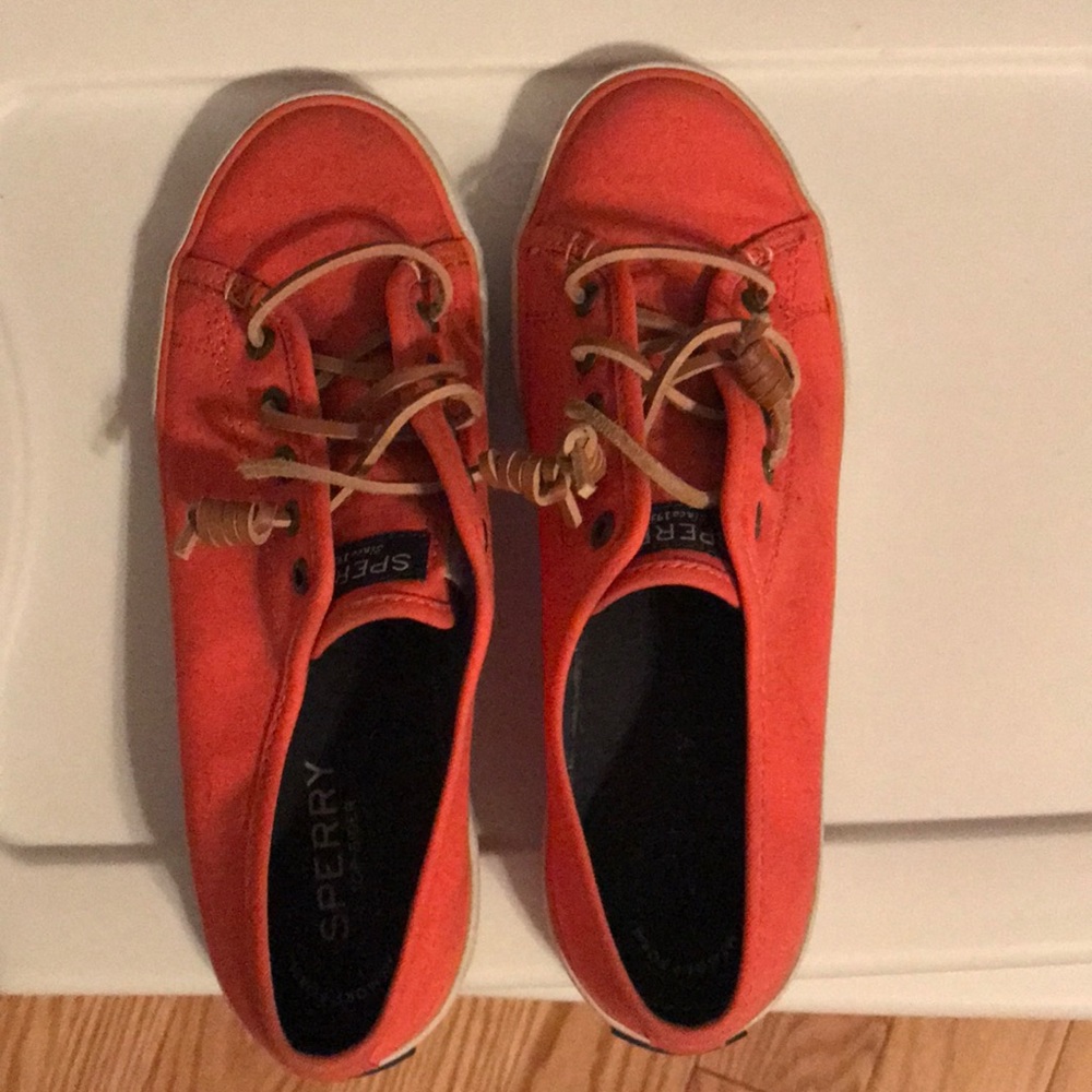 Orange Sperry Slides - image 1